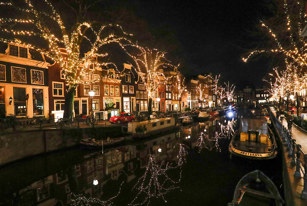 בתעלות אמסטרדם, הולנד (צילום: AFP) (צילום: AFP)