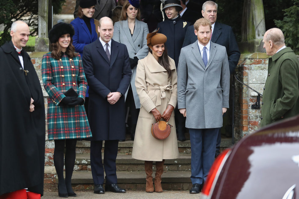 הזוגות האופנתיים של משפחת המלוכה מבלים יחד: הנסיך הארי ומייגן מרקל, הנסיך וויליאם וקייט מידלטון (צילום: Gettyimages)