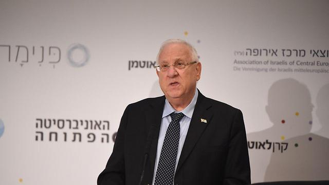 Abbas said precisely the things over which he had been accused years ago of anti-Semitism and Holocaust denial, President Rivlin said (Photo: Yair Sagi)