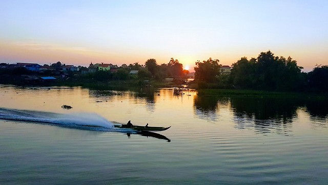 מרהיב: נהר המקונג בשקיעה (צילום: אלכסנדרה לוקש) (צילום: אלכסנדרה לוקש)