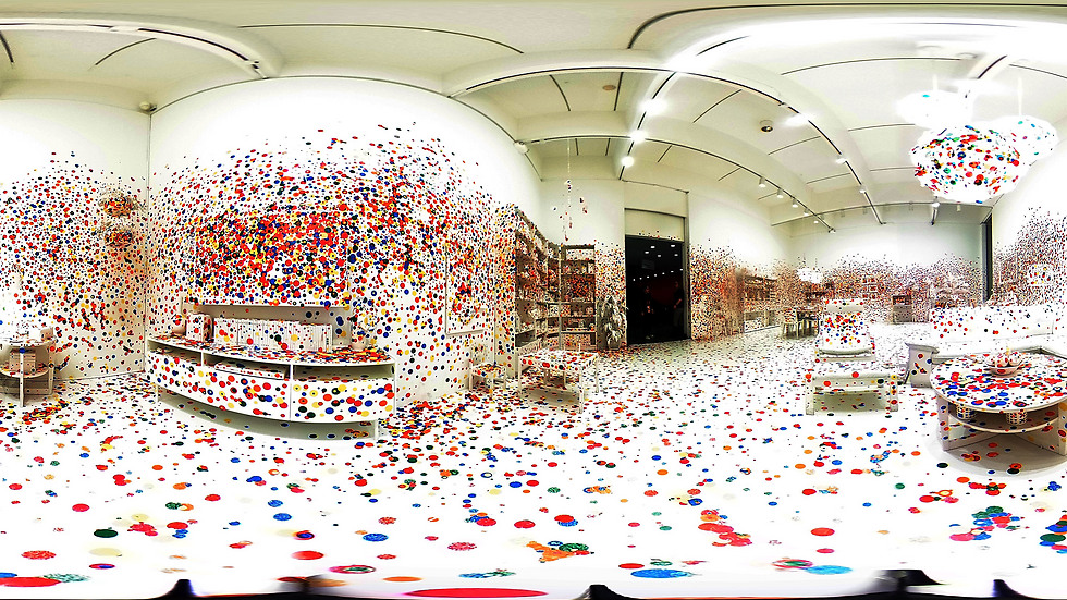 תערוכה של יאיוי קוסאמה (צילום: Getty Images) (צילום: Getty Images)