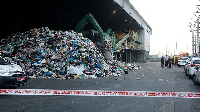 The garbage sorting factory where the body was found (Photo: Shaul Golan)