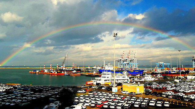 נמל חיפה (צילום: שרון שפסה) (צילום: שרון שפסה)