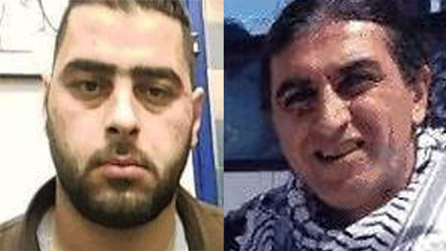 מימין לשמאל: בכר מחארמה שפעל בשירות איראן ומוחמד מחארמה שגויס כסוכן (צילום: תקשורת שב"כ) (צילום: תקשורת שב