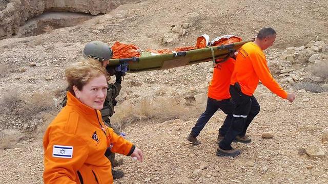 Desert rescue (Photo: Megilot Council PR)