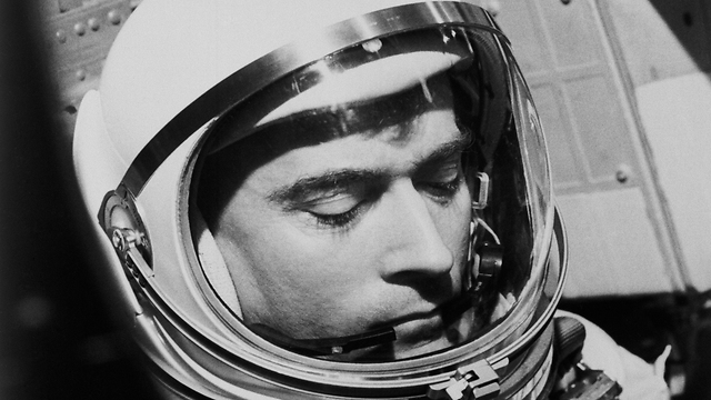 יאנג במשימת "ג'מיני 3" ב-1965 (צילום: AP, NASA) (צילום: AP, NASA)