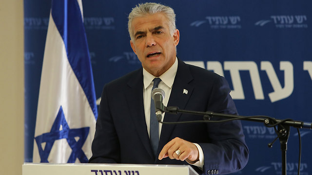 Yesh Atid leader Yair Lapid, a key witness in Case 1000 (Photo: Amit Shabi)