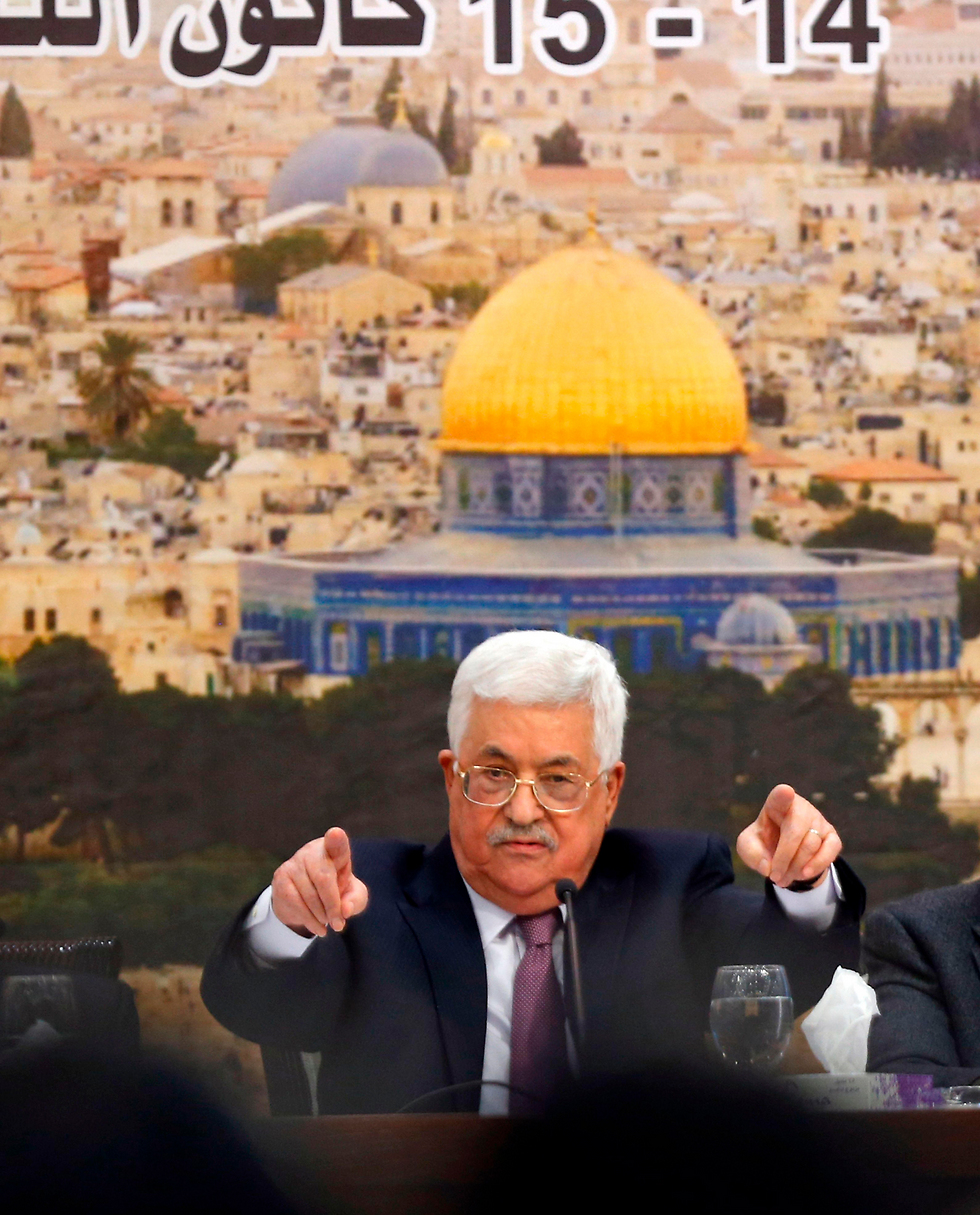 "הוכיח שהוא אנטישמי". אבו מאזן (צילום: AFP) (צילום: AFP)