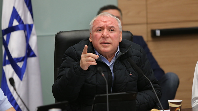 Coalition Chairman MK Amsalem, one of the most outspoken lawmakers opposing Lapid (Photo: Alex Kolomoisky)
