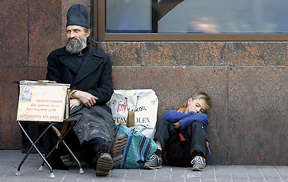 עוני ושיעור אבטלה גבוה, קייב (צילום: Getty Image Bank)