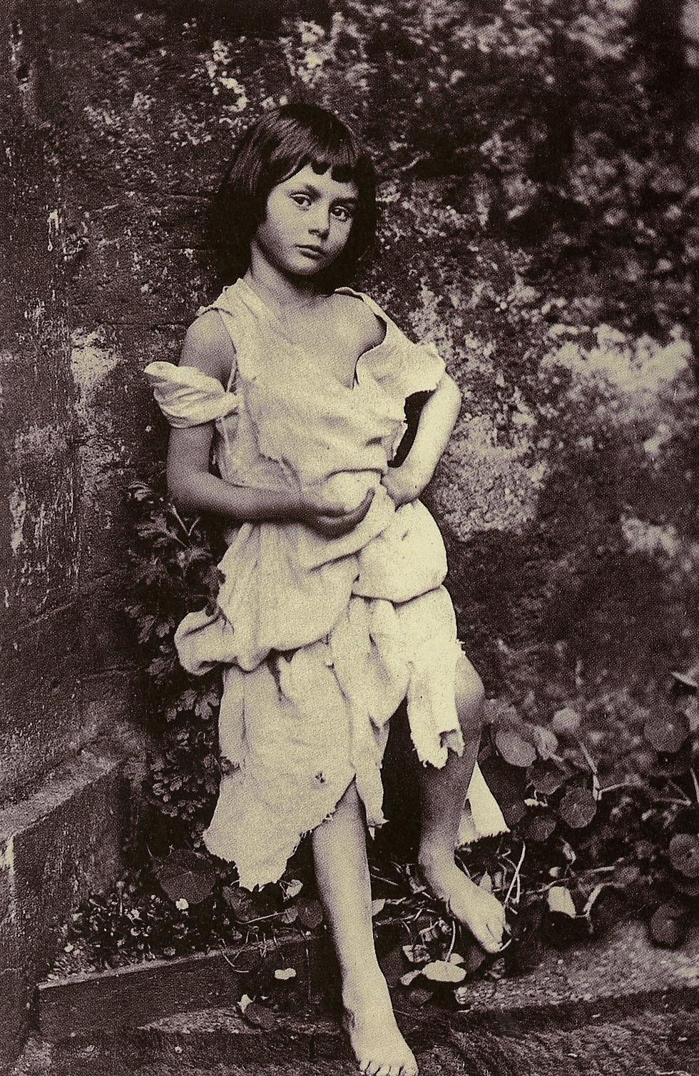 Alice Liddell as "The Beggar-Maid" 1858 (Dreaming in Pictures, Douglas R. Nickel) (Dreaming in Pictures, Douglas R. Nickel)