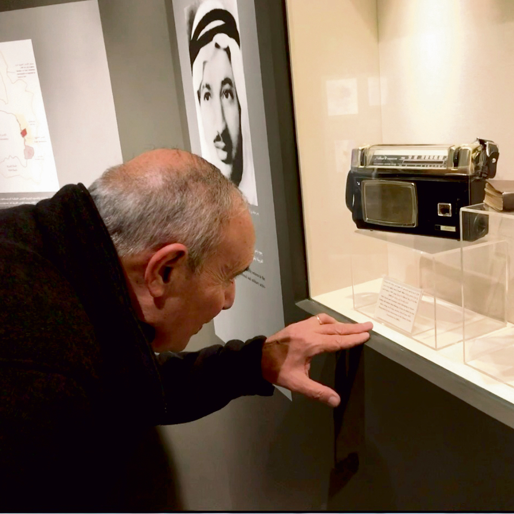 גלגוליו של טרנזיסטור: רוני שקד במוזיאון ערפאת, השבוע | צילום: נחום ברנע