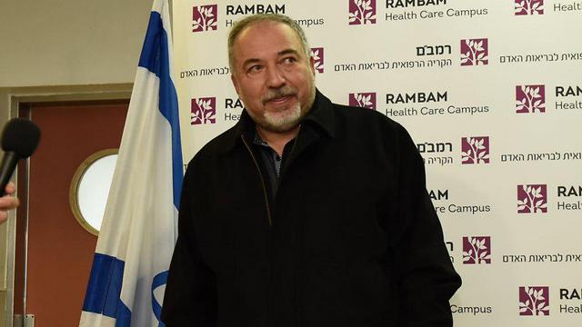 Defense Minister Lieberman (Photo: Nahum Segel)