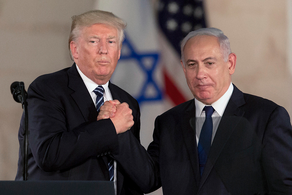 טראמפ ובנימין נתניהו בביקור בירושלים (צילום: AP) (צילום: AP)