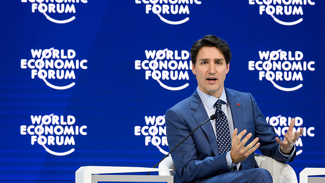 ראש ממשלת קנדה טרודו. "באיזה עולם אנחנו רוצים לחיות?" (צילום: AFP) (צילום: AFP)