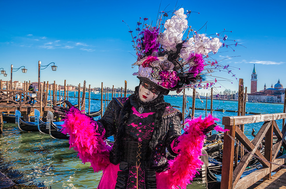 פסטיבל המסיכות המפורסם בוונציה (צילום: depositphotos) (צילום: depositphotos)