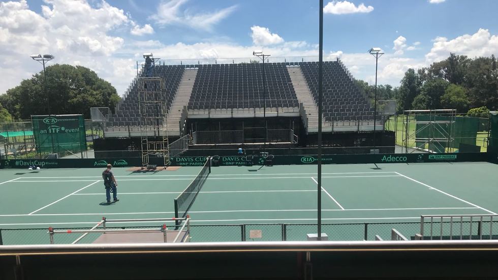 מרכז הטניס שיארח את המפגש (צילום: איגוד הטניס של דרום אפריקה) (צילום: איגוד הטניס של דרום אפריקה)