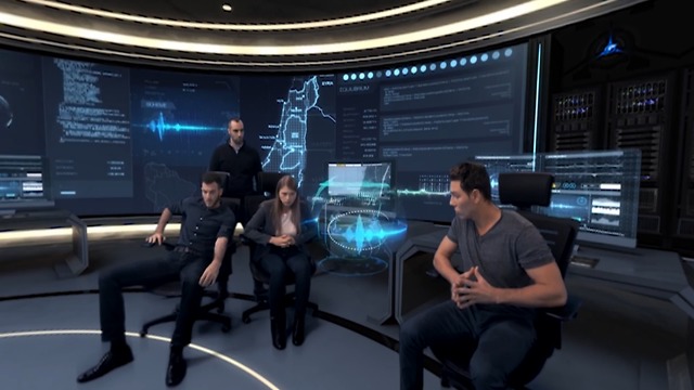 Scene from the virtual reality clip presented at the conference  (Screenshot)