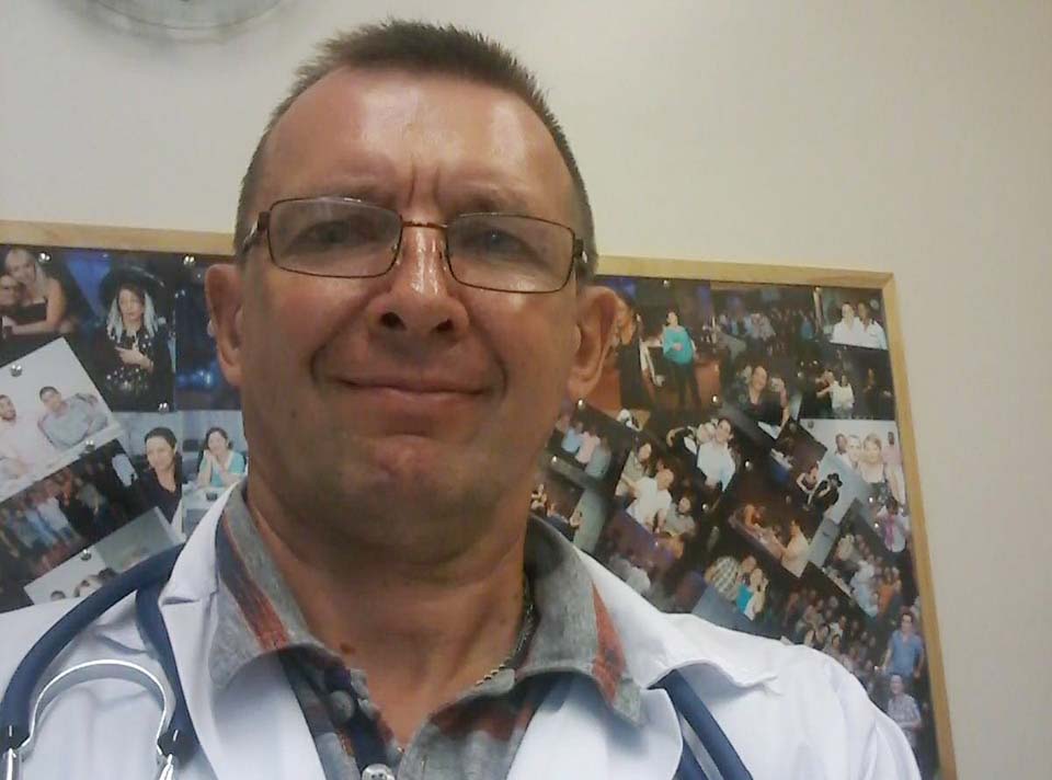 Виктор Чепелев во время прохождения стажировки в больнице "Асаф ха-Рофе"