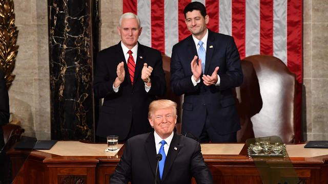 President Trump gives first State of the Union speech (Photo: Douliery Olivier/ABACA)