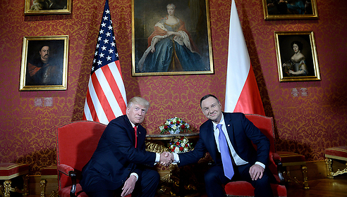 US President Trump (L) with President of Poland Duda (Photo: EPA)