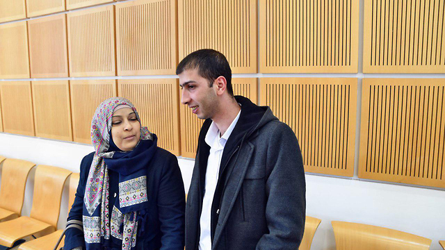 Salameh in court (Photo: Haim Horenstein)