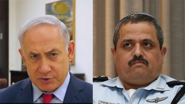 Netanyahu (L) and Alsheikh. 'A major shadow on the investigations against me'  (Photo: Ohad Zwigenberg)