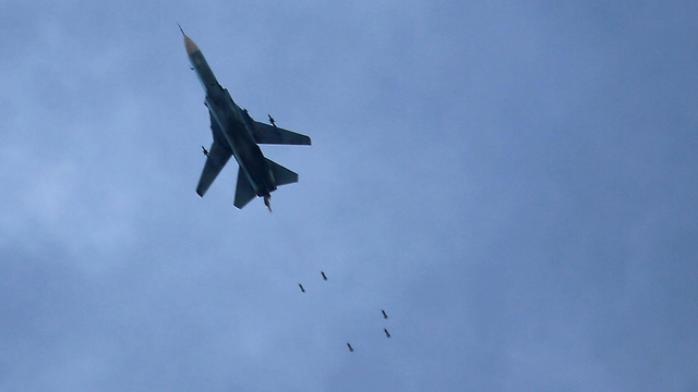 הפצצות של צבא אסד (צילום: AFP) (צילום: AFP)