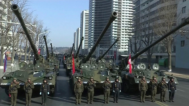צפון קוריאה. התעצמות צבאית (צילום: AP) (צילום: AP)