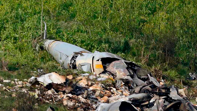 Разбившийся F-16. Фото: AFP (Photo: AFP)