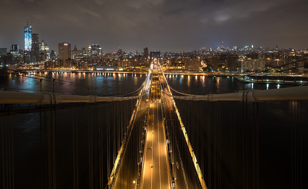 מעל גשר מנהטן (צילום: דיוויד דה רואדה) (צילום: דיוויד דה רואדה)