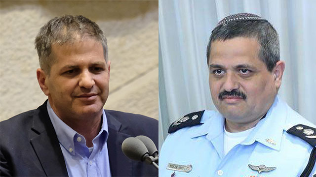 MK Kish (L) and police chief Alsheikh (Photo: Motti Kimchi, Yoav Dudkevitch)