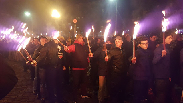 "Марш Лукова" в Софии. Фото предоставлено Всемирным еврейским конгрессом