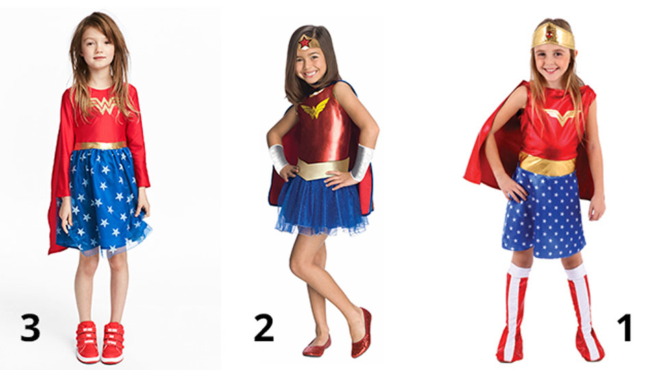 Три варианта Wonder Woman. Фото: пресс-служба