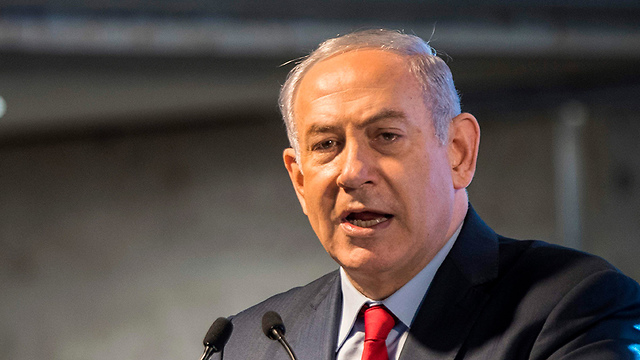 Netanyahu on Tuesday. Like a person condemned to death, a moment before being taken to the electric chair, grasping at straws, claiming to be innocent (Photo: AFP)