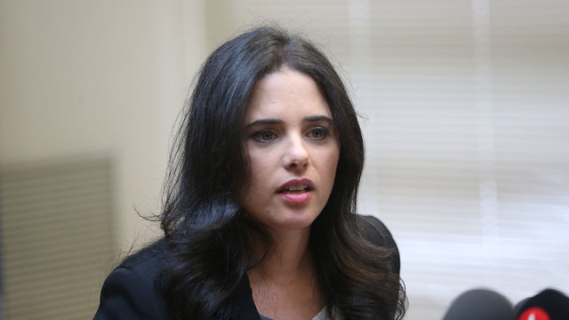 'A judge who transgressed won't remain a judge,' Justice Minister Shaked said (Photo: Alex Koifman)
