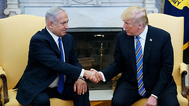 Benjamin Netanyahu and Donald Trump meeting at the White House (Photo: AFP)