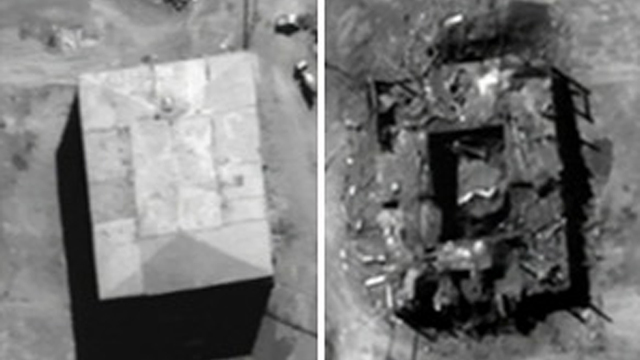 הכור הסורי - לפני ואחרי, בתמונות שפורסמו בתקשורת הזרה ()
