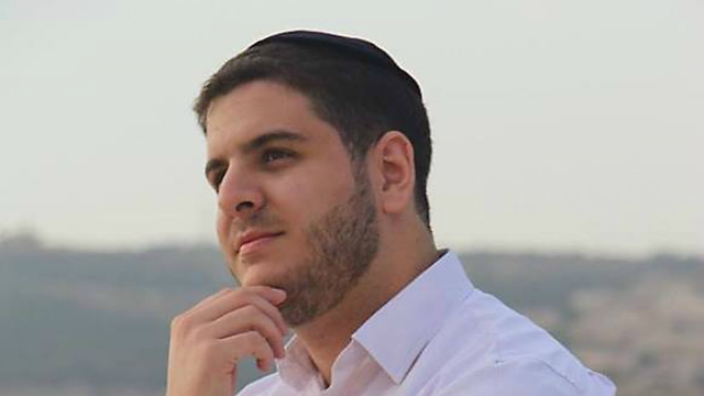Haredi David Ben Naim was attacked outside his brother's graduation ceremony (Photo: David Marcus)