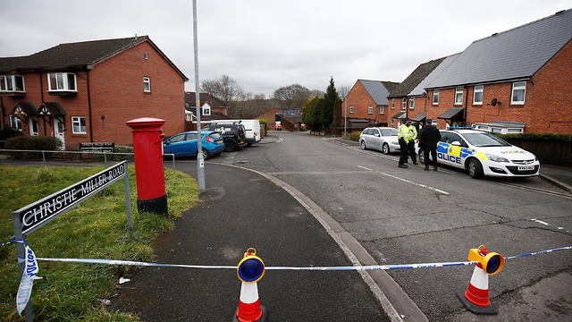 The Salisbury scene of the crime (Photo: Reuters)