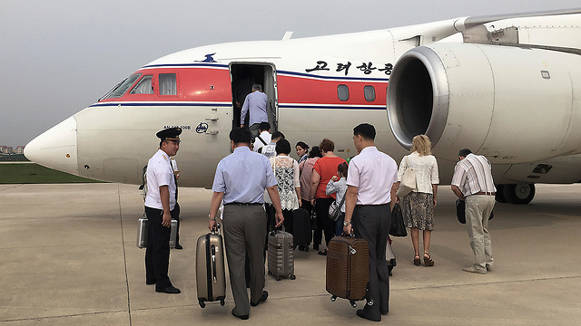 צפון קוריאה אייר קוריו חברת תעופה משווקת מרק כסף ל חיל האוויר (צילום: AP)