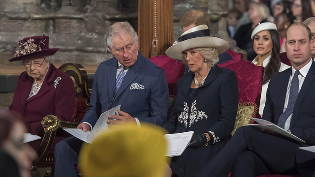 Prince Charles (second from left) at Prince Harry's wedding (Photo: MCT)