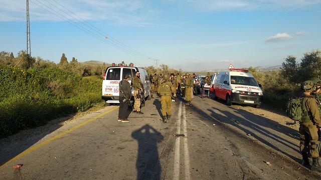 IDF forces at the scene
