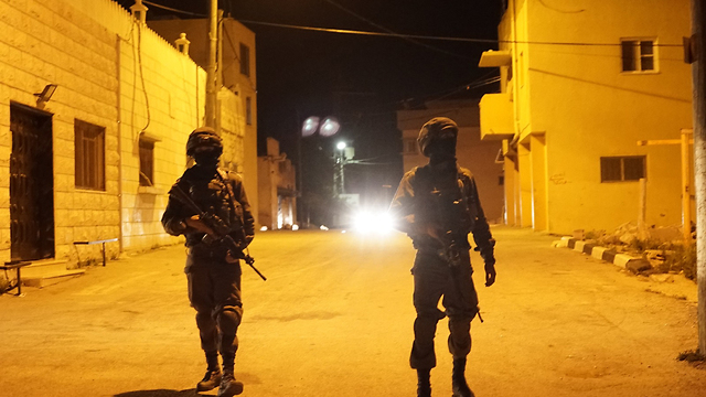IDF operations in Barta'a overnight (Photo: IDF Spokesman's Office)