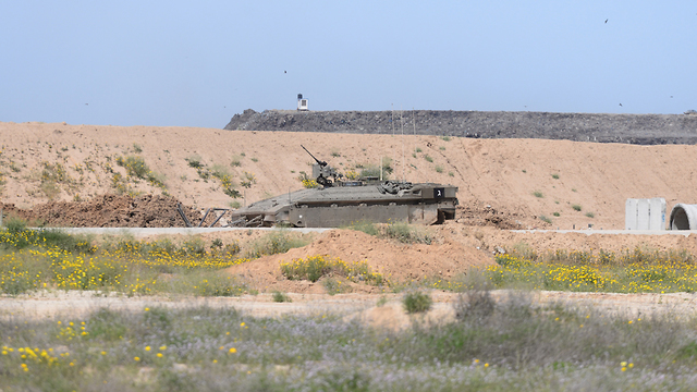 IDF activity on the border (Photo: Herzl Yosef)