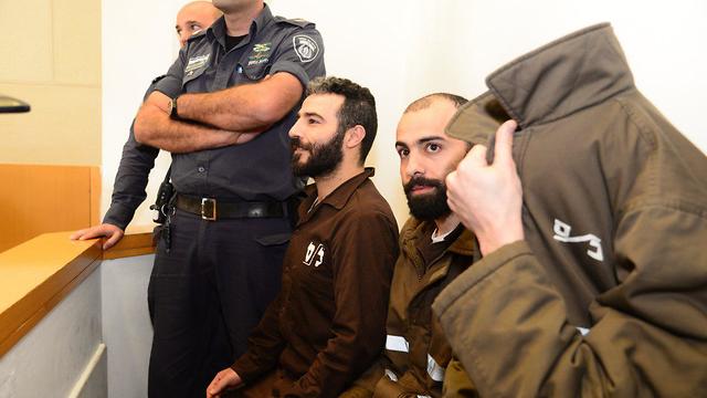 Franck and another defendant in court (Photo: Herzl Yosef)