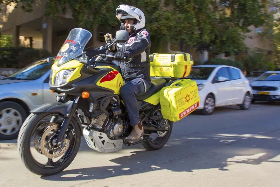 Мотоцикл скорой помощи. Фото: Шахар Хазаклевич (МАДА)