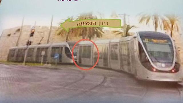 Flyer includes a photo marking the desired car for Haredi men