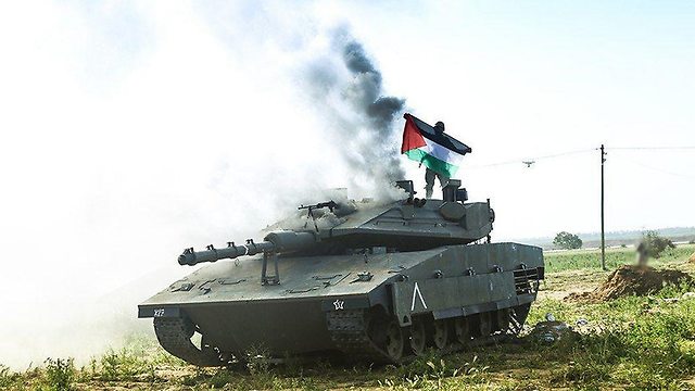 תמרון צבאי ברצועת עזה של חמאס ()