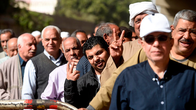 Egyptians in line to vote in the 2018 presidential elections (Photo: AFP)